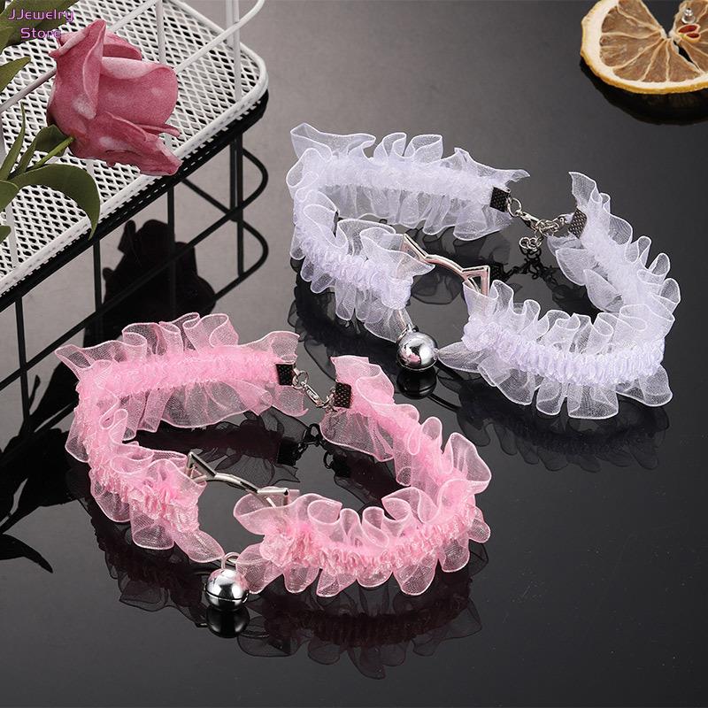 Magnetic Clasp Cosplay - 4 styl regulowany koronkowy naszyjnik z