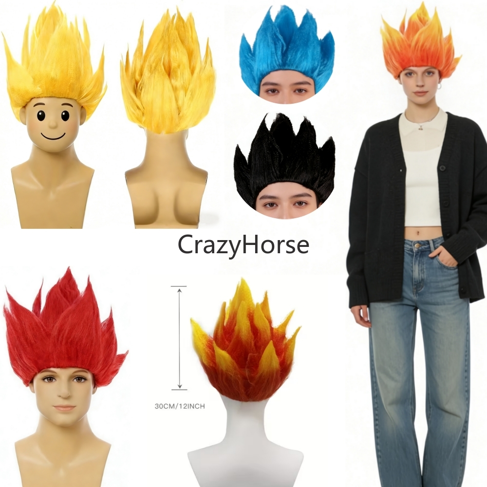 Peruki Saiyan Goku dla dorosły – Cosplay Flame Prop recenzja i cena