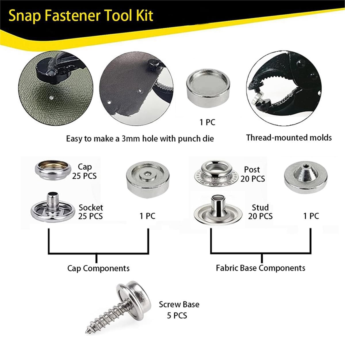 Zestaw narzędzi do mocowania z – Snap Plier Setter recenzja i cena